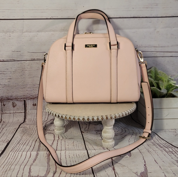 kate spade Handbags - Kate Spade Newbury Lane Small Felix Soft-Pink Saffiano Leather Satchel Bag